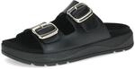 Caprice Damen Sandale aus Leder, Schwarz (Black Nappa), 37