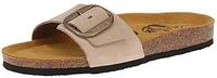 PLAKTON 181018 Bis 3 Nobuck - Damen Pantolette - Hielo, Gr&ouml;&szlig;e:37 EU