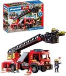 PLAYMOBIL | City Action | Feuerwehr‑Leiterfahrzeug | Einsatzfahrzeug mit