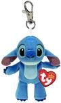 TY - Beanie Babies Clip - Schl&uuml;sselring aus weichem Pl&uuml;sch - Stitch -...