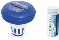 Bestway Flowclear&trade; schwimmendes Set mit 50 Teststreifen | 16,5 cm Durchmesser 