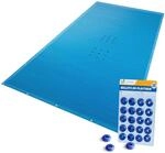 VOUNOT&reg; Poolabdeckung Rechteckig 4x9m, Pool Abdeckplane PE 160g/m&sup2;, Wasserdicht