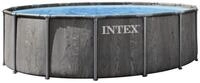 Intex 26742GS 4.57m x1.22m Greywood Prism Frame Premium Pool Set (Includes Filter
