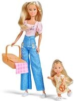Simba Steffi Love Picnic &ndash; Steffi (29 cm) & Evi (12 cm) beim Picknick, inkl.