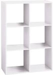 5 five simply smart 5five &ndash; Mix'n Modul Regal mit 6 F&auml;chern &ndash; Wei&szlig;e Holzoptik