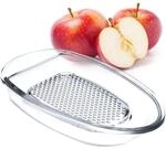 KADAX Obstreibe aus Glas, ovale Apfelreibe, Reibe f&uuml;r Babynahrung, Apfelraspel,