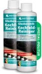 HOTREGA Glaskeramik Kochfeld Reiniger 2x 250ml | Entfernt eingebrannte Reste &