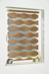 K-home Klemmfix Doppelrollo "Welle" ohne Bohren - Taupe 70 cm x 200 cm (B x L)