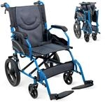 Mobiclinic&reg;, Faltbarer Rollstuhl, Transportrollstuhl, Klappbare R&uuml;ckenlehne,