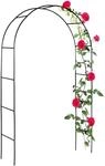 Metall Rosenbogen gr&uuml;n 240 cm - Torbogen Rankgitter Gartenbogen Rankhilfe