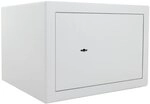 Profirst M&ouml;beltresor Tarifa D300 Doppelbartschloss Lichtgrau BxH 40x28cm