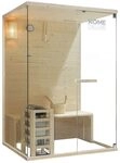 Home Deluxe - Traditionelle Sauna ARUNA M - Ma&szlig;e: ca. 130 cm &times; 110 cm &times; 190...