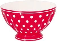 GreenGate Dotty French Bowl medium red 10cm