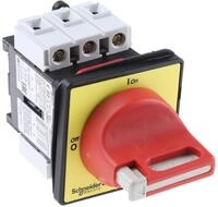 Schneider Electric VARIO Trennschalter 3-polig 12A Tafelmontage Rot 7,5kW 690V...