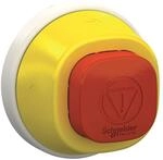 Schneider Electric ZB5 Tafelmontage Not-Aus-Schalter, 24V ac/dc, Rundform, Rot