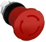 Abb-entrelec - Notfall-Taster 40 mm, MPet4-10R, rote Drehung