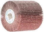 PFERD TOOLS F&auml;cherschleifwalze | 100 x 100 mm, Keilnut 19mm, Korund A 40 | 44783040