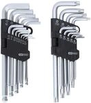 KS Tools 151.4000 Winkelstiftschl&uuml;ssel-Satz, Torx, Innensechskant, 22-tlg
