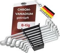 FAMEX 10154-8 Doppel-Ringschl&uuml;ssel-Satz aus Chrom Vanadium Stahl 6-22 mm,...