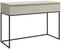 Selsey Schreibtisch Computertisch B&uuml;rotisch Mit 2 Schubladen Metallrahmen 120 x 50 x