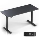 ONKRON h&ouml;henverstellbarer Schreibtisch elektrisch mit Platte 140x60 cm, max