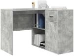 vidaXL Eck-Schreibtisch mit Schubladen Beton Grau 102 x 88 x 75 cm, Moderner