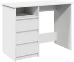 vidaXL Schreibtisch Wei&szlig; 102x50x75 cm Holzwerkstoff, B&uuml;rotisch, Tisch,...