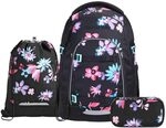 Coocazoo Mate Schulrucksack Set 3tlg. inkl Sportbeutel (Floral Artnight)