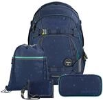 Coocazoo Schulrucksack-Set MATE &bdquo;Happy Raindrops 4-teilig, blau,...
