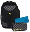 Satch Schulrucksack-Set Match Bundle Dark Skate - Schwarz | Ergonomisches 3-teiliges