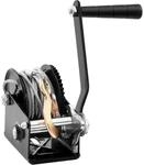 VEVOR Seilwinde 362,8kg Handseilwinde 173x126x119mm Bootswinde 2-Wege-Ratsche/1-Gang