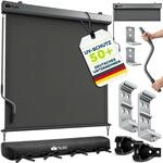 tillvex&reg; Senkrechtmarkise 160 x 250 cm f&uuml;r Au&szlig;en- und Innenbereich mit...