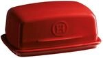 Emile Henry Butterschale, Keramik, Rot, 16.5x11.5x7.5 cm