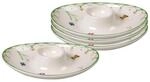 Villeroy & Boch Colourful Spring Eierbecher 4er Set, 15 x 11 cm, Eierteller mit