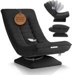 Juskys Relaxsessel Korsika - Ergonomisch & 360&deg; drehbar, klappbar mit 5-lagiger