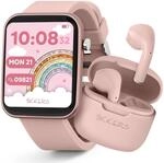 Tikkers Smart Series 13 TKS13-0031-SET Smartwatch- und Ohrh&ouml;rer-Set mit Silikonband,