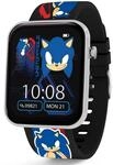 Sonic Sega The Hedgehog SNC4488MARG Smartwatch mit schwarzem Armband