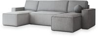Masseno Ecksofa PESANO P mit Schlaffunktion U-Form, Sofa mit Bettkasten,