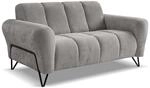 Sofa mit Metallbeine in Schwarz VOLARE, 2-Sitzer, viele Farbvarianten, ohne