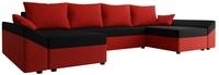 Mirjan24 Ecksofa Chione U mit Bettkasten und Schlaffunktion, 4 Sitzer Eckcouch,