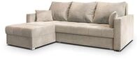 Masseno Ecksofa NIDA mit Schlaffunktion L-Form, Sofa mit Bettkasten,...