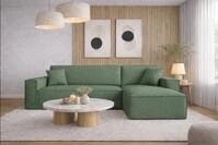 Kaiser M&ouml;bel, Ecksofa mit schlaffunktion, mit Bettkasten, Schlafsofa Best,...