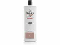 Nioxin System3 Cleanser Shampoo 1000ml - Shampoo für coloriertes Haar mit leichter