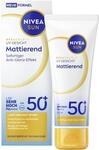 NIVEA SUN Sonnenschutz LSF 50+, mattierende Sonnencreme f&uuml;r das Gesicht mit