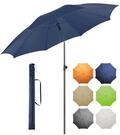 FARE Sonnenschirm Gr. XL - 235 cm Durchmesser - UV-Schutz 50+ f&uuml;r Balkon Garten