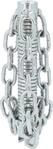 KS Tools 900.2284 Kettenschleuderkopf mit glatter Kette, 3 Ketten &Oslash;45mm,22mm