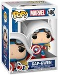 Funko Pop! Marvel: SGGV - Captain Capt. America Gwen Gwen - Marvel Comics-