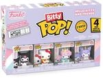 Funko Bitty POP! 4 Pack: Hello Kitty and Friends - Kuromi, Hello Kitty, My Melody