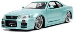 Jada Toys Fast & Furious 1:24 Brian's 2002 Nissan Skyline GT-R R34 Blue Green