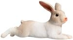 MOJO Kaninchenfigur, liegend, realistisch, Internationale Tierwelt, handbemalt